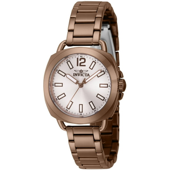 Invicta 46348 Women's Wildflower Silver Dial Brown Bracelet Watch