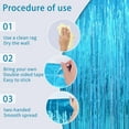 thumbnail image 6 of PandaTop Foil Fringe Curtain,3PCS 3.2FT x 6.5FT Metallic Tinsel Door Curtains Photo Booth Backdrop,for Birthday Bachelorette Bridal Baby Shower Party Decorations (Lake Blue), 6 of 8