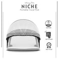 Dream On Me Niche On The Go Portable Travel Pod for Babies in Black