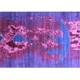thumbnail image 1 of Ahgly Company Indoor Rectangle Oriental Purple Industrial Area Rugs, 7' x 9', 1 of 4