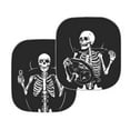 thumbnail image 3 of KUIFORTI Skeleton Sun Shade for Car Windshield&nbsp;Funny Car Sun Visor, Reusable Windshield Cover Sun Shade for UV Rays & Heat Protection, Give You a Good Driving Experience, 3 of 5