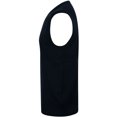 thumbnail image 3 of Henbury - Jersey sin mangas punto fino cuello pico Modelo 12 Gauge hombre caballero (Negro), 3 of 4