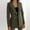 Army Green, variant on Zedker Women's Winter Hooded Blazer Jacket Plaid Double-Breasted Oversized Loose Fully-Lined Fall Work with Pockets