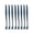 Blue, variant on 8Pcs/Set Artificial Bait Simulated Easy to Throw Soft Artificial Noodle Worm Fishing Lure for Outdoor