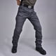 thumbnail image 4 of Overoles de hombre Pantalones casuales sueltos con múltiples bolsillos Pantalones de overol Pompotops  ulkah939131, 4 of 5