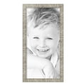 thumbnail image 2 of ArtToFrames 14" x 29" Vintage Code White Crackle Picture Frame, 14x29 inch Silver Wood Poster Frame (WOM-5250),  Pack, 2 of 7