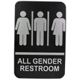 thumbnail image 4 of GARVALON Classic Commercial Toilet Sign Restroom Sign for Restaurant 1 Piece, 4 of 8