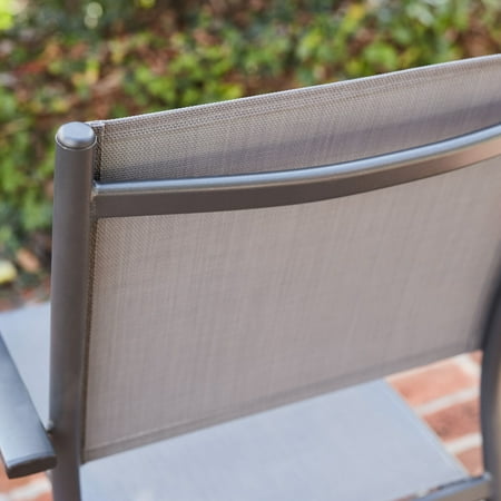 Hanover Naples 11 Pcs Aluminum Outdoor Dining Set, Gray