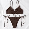 thumbnail image 4 of Trajes de baño para mujer, casuales y de moda, de color sólido, sin mangas, con abertura, para mujer, trajes de baño para mujer, trajes de baño para mujer, trajes de baño de moda playera para mujer, 4 of 8