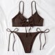 thumbnail image 4 of Trajes de baño para mujer, casuales y de moda, de color sólido, sin mangas, con abertura, para mujer, trajes de baño para mujer, trajes de baño para mujer, trajes de baño de moda playera para mujer, 4 of 8