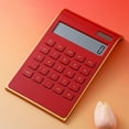 thumbnail image 5 of 12-Digit Portable Calculator with Large Buttons for Office and Study Use, White Blue or Red, 1 CountforFurniture(Red),Ccwuwei, 5 of 8