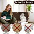thumbnail image 3 of 3 Pcs Housse d'Appui-tête de Canapé Polyester Doux Protecteur d'Appui-tête de Fauteuil Inclinable Résistant à l'Usure Housse d'Appui-tête de Fauteuil Anti-Décoloration Protecteur de Meubles pour Fauteuil Inclinable, 3 of 9