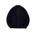 thumbnail image 3 of Liacowi Men's Bomber Flight Jacket Casual Patchwork Fall Winter Coats Zipper Closure Outwear, 3 of 5