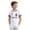Blue, variant on TIANZEN Boys England Short Sleeve Youth Summer Top Casual Sportswear Medium Boys