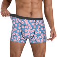 thumbnail image 2 of Kdxio Men's Boxer Briefs with Orchids Flowers Print - Comfortable and Breathable Underwear for Everyday Wear, 2 of 7