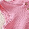 thumbnail image 6 of CAUYDY 6 9 12 18 Months Preemie Girls Bodysuit Newborn Short Sleeve Romper for Boys Baby Spring Summer Sleepers Infant Pajamas Sizes 9-12 Months,Pink, 6 of 9
