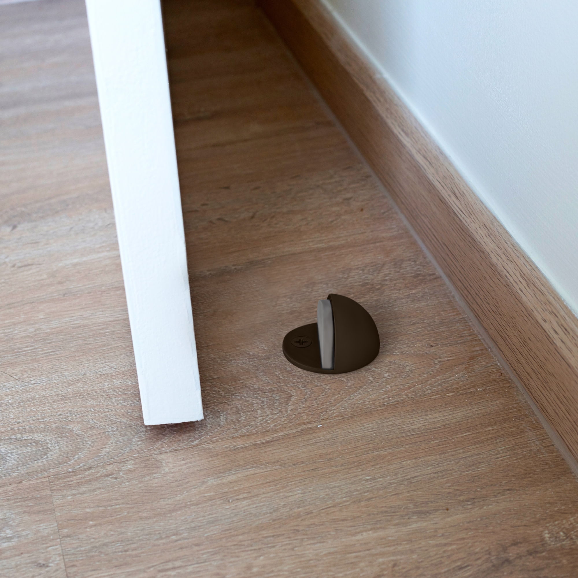 Design House Dome 10-pack Floor Mount Door Stop Wall Protectors with Rubber Stopper, Oil Rubbed Bronze