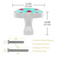 thumbnail image 3 of 4 Pcs Watermelon Knobs for Kitchen Cabinet Cupboard Dresser Bookcase Drawer Pulls Handles Round Home Decor, 3 of 5