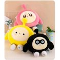 thumbnail image 2 of 13.7inch Cute Cartoon Egg Doll Party Game Plush Stuffed Toy Doll, Children's Game Plush Toys with Different Characters (Black), 2 of 4