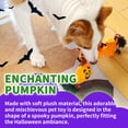 thumbnail image 7 of All For Paws Halloween Dog Plush Squeaky Toy with Chewing Rope, Pumpkin Rope with 4 Knots, 7 of 7