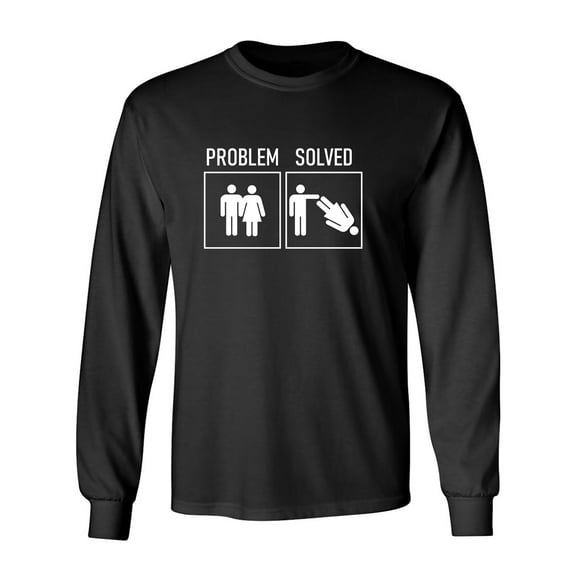 Problem Solved Adult Long Sleeve T-shirt