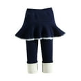thumbnail image 2 of Ydojg Toddler Girls Casual Leggings Trendy Leggings Skirt Ruffle Skirt Pants Kids, 2 of 5