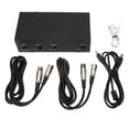 thumbnail image 2 of 48 V Phantom Power Supply, Dual Mic Support Iron Shell Phantom Power Supply High Output  For Music Recording Equipment, 2 of 8