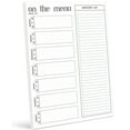 thumbnail image 1 of Inkdotpot Weekly Meal Planner Notepad 7"x10 , "On The Menu" Magnetic Meal Planning Pad with Tear Off Grocery Shopping List for Fridge- Kitchen & Home - 54 Sheets -5H, 1 of 8