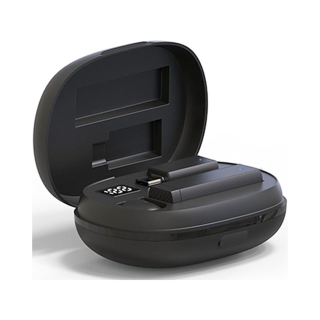 Micrófono inalámbrico M11-A con estuche de carga, transmisor y receptor, ideal para transmisiones en vivo, grabación de videos, conferencias y enseñanza en línea. Conexión Bluetooth 2.4G y Type-C,