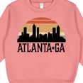 thumbnail image 3 of Inktastic Atlanta Georgia Skyline Vintage Toddler Sweatshirt, 3 of 4