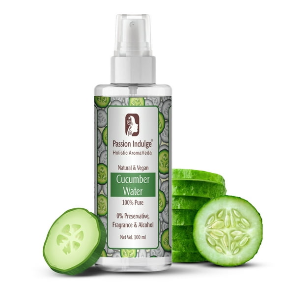 Passion Indulge Cucumber Water Skin Toner | Acne Removal & Reduce Skin Inflammation | Makeup Remover 100 ml | Pack of 2 | Suitable for All Skin Type