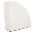 thumbnail image 4 of CosmoLiving by Cosmopolitan 5" Geometric 9 lbs White Marble Bookends with Gold Inlay (Set of 2), 4 of 8