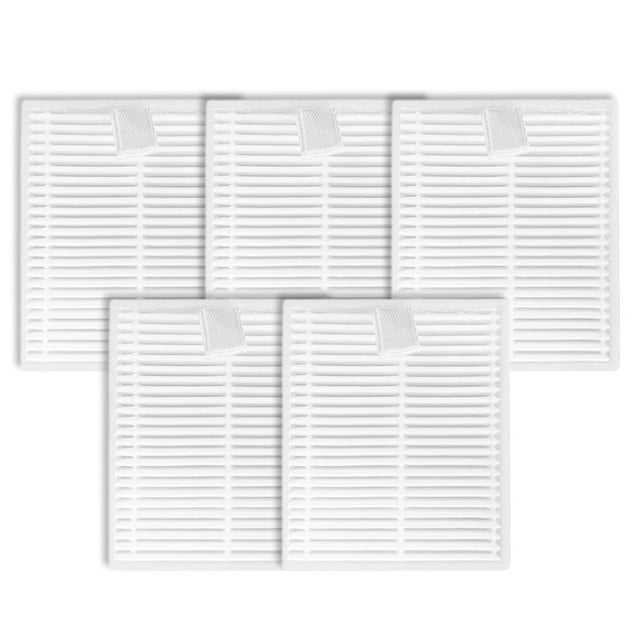 Ensemble de Filtres 5 Pcs pour Aspirateur Robot Lubluelu L20 Pièces de Rechange de Rechange