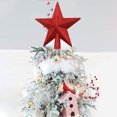 thumbnail image 3 of Kuymtek 20cm Navidad Toppers Brillo Navidad Top Star Ornamento (Rojo), 3 of 8