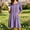 Purple, variant on Odbmxy Boho Mini Dresses for Women Fall 3/4 Sleeve Shift Regular Tunic Embroidery Dress for Women Vacation Tent
