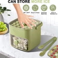 thumbnail image 2 of Kieccall Handled Ice Cube Tray, Press Type Easy Release Mold for Refrigerator Household Summer Cold Drink Ice Production, 2 of 7