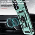 thumbnail image 5 of Estuche GANGXUN para iPhone 16 Pro Max, soporte giratorio 360°, estilo mecánico y magnético, 5 of 5