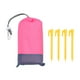 thumbnail image 1 of EeaseMX Esterilla de picnic para exteriores, impermeable, de poliéster, con rejilla, bolsa de almacenamiento portátil e impermeable para camping y viajes (rosa), 1 of 7