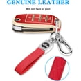 thumbnail image 4 of Key Fob Cover Compatible with Kia Sorento Sportage Rio Soul Forte Optima Keychain Case Holder Protector,Red, 4 of 7