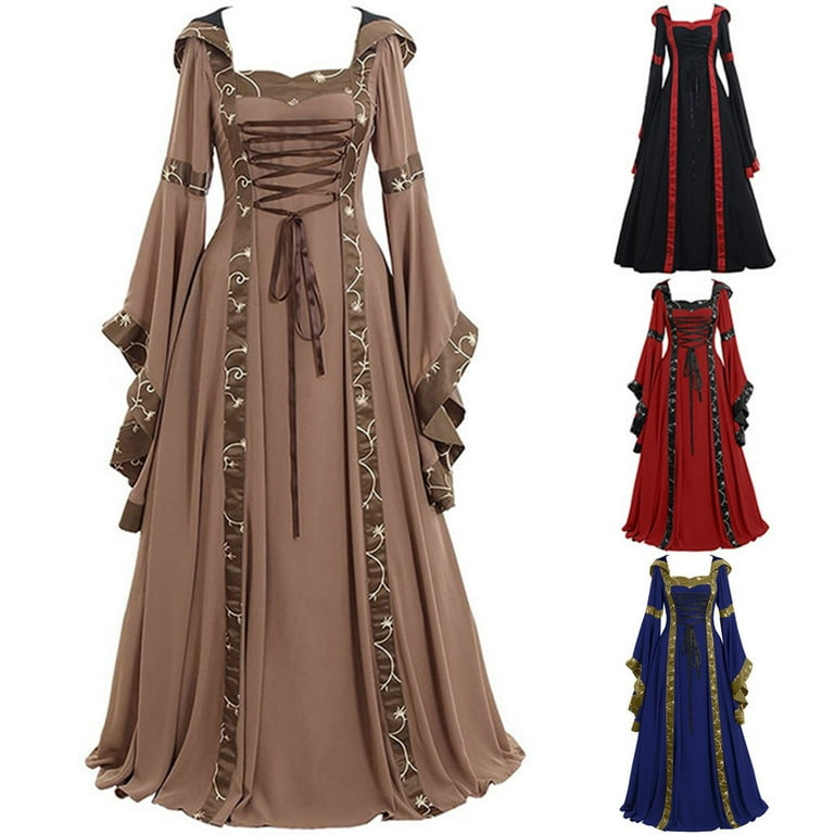 Renaissance Princess Dress for Women Medieval Costumes Victorian Regency Gown Halloween Cocktail Cinch Corset Dresses - Walmart.com Renaissance Princess Dress for Women Medieval Costumes Victorian Regency Gown Halloween Cocktail Cinch Corset Dresses - Walmart.com