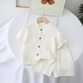 thumbnail image 2 of Gibobby Toddler Baby Boys Summer Outfits Solid Color Short Sleeve T-shirt and Casual Elastic Shorts 2Pcs Set Clothes For 6-12 Months 2t 3t 4t 5t 6t Children Dailywear(3-4 Years,Beige), 2 of 4