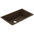 thumbnail image 7 of Moen GGB4010B 33-Inch Wide x 9.5-Inch Deep Undermount Granite Single Bowl Kitchen Sink, Black, 7 of 7