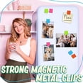thumbnail image 3 of Clips Magnéticos, 24 Piezas Imán de Nevera Imanes de Pizarra , Clips de Metal Imanes de Refrigerador, Clips Magnéticos Multicolor, 3 of 5