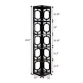 thumbnail image 4 of Convenience Concepts Omega Five-Shelf Corner Bookcase in Black Wood Finish, 4 of 4