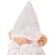 thumbnail image 4 of Garden Gnome Resin Structure Stable Bottom Retro Style Gnome Figurine for Patio Porch Decorations Pointed Head White, 4 of 5