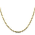 thumbnail image 2 of Primal Gold 10 Karat Yellow Gold 3.0mm Concave Figaro Chain, 2 of 4