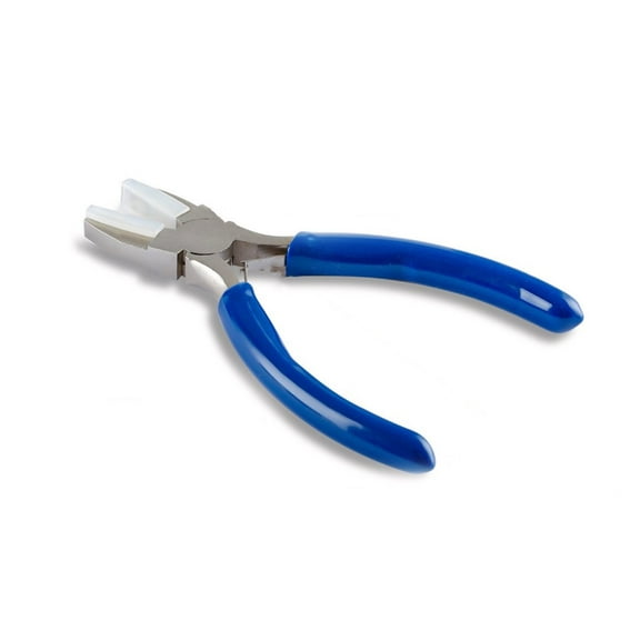 Milue Nylon Jaw Pliers for Jewelry Making Flat Nose Pliers Chain Nose Pliers Handmade