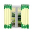 thumbnail image 2 of Mkhert Clover Blackout Window Curtain Kitchen Curtain 26X39 Inch, 2 Panels, 2 of 3