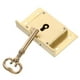 thumbnail image 1 of File Cabinet Lock Brass Replacement Lock Office Users Cabinet Security Golden 1Pack, 1 of 5