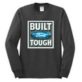thumbnail image 2 of Wild Bobby, Ford Built Tough, Cars and Trucks, Men Long Sleeve Shirt, Charcoal, X-Large, 2 of 4